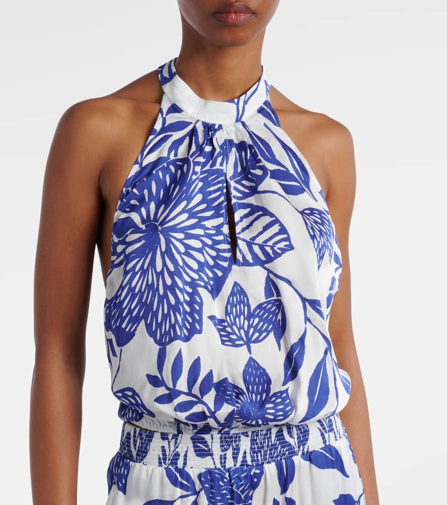 Poupette St Barth Cleo cropped top