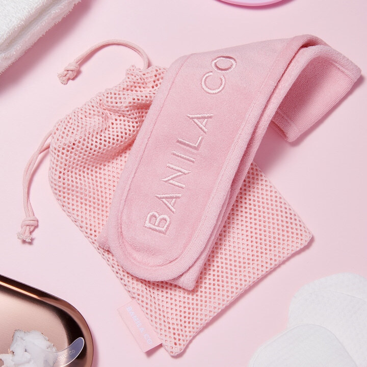 Pink Headband (+Pouch)
