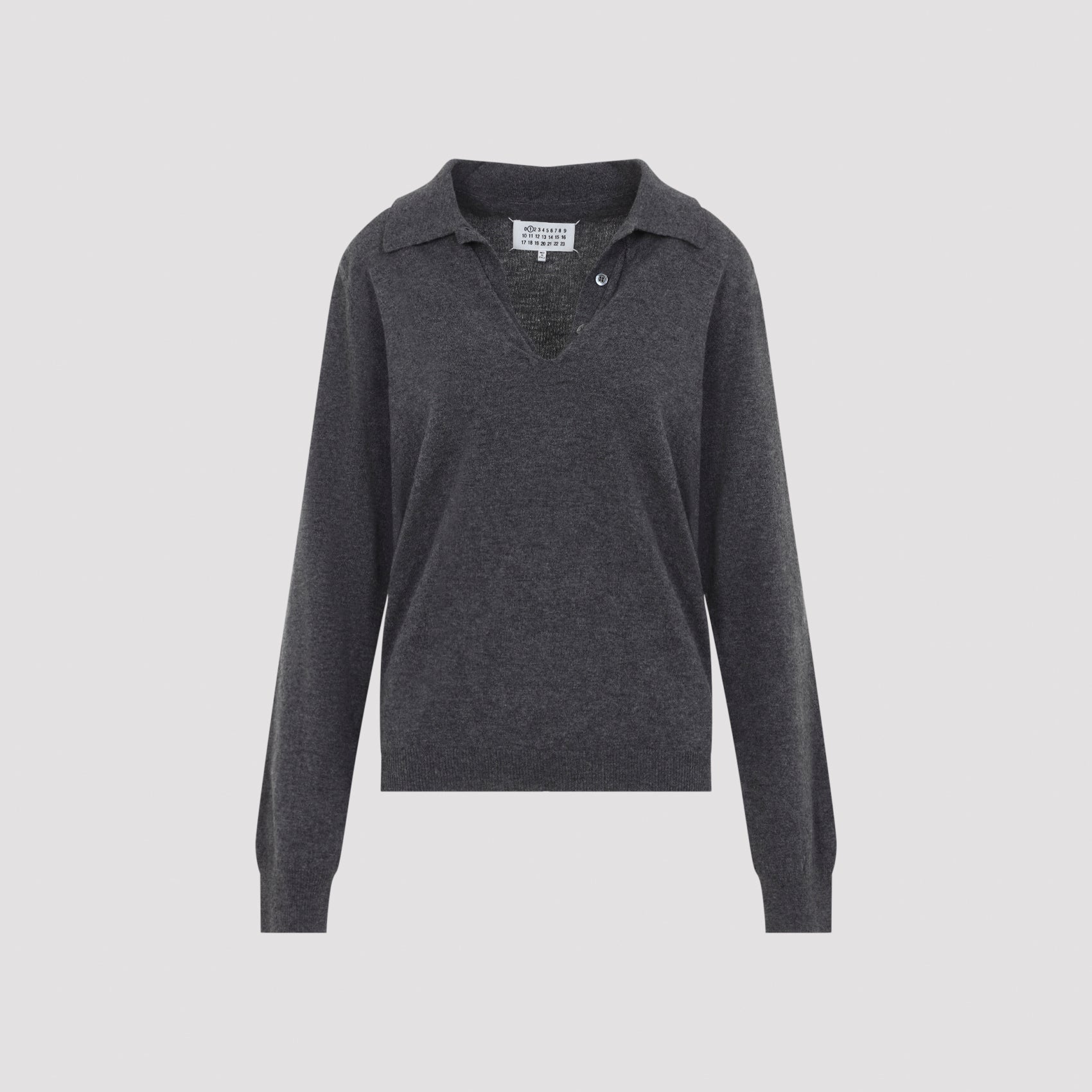Twist Lambswool Polo Shirt in 100% Virgin Wool