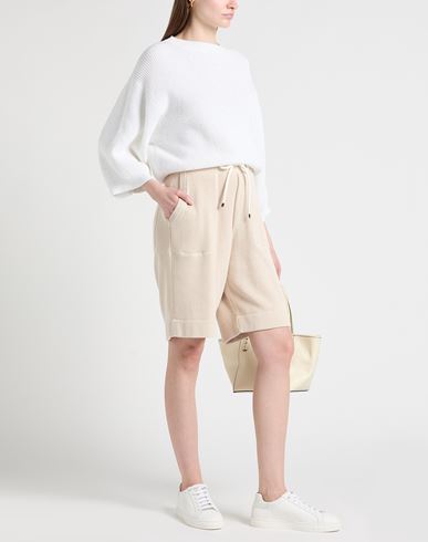 Woman Shorts & Bermuda Shorts Beige