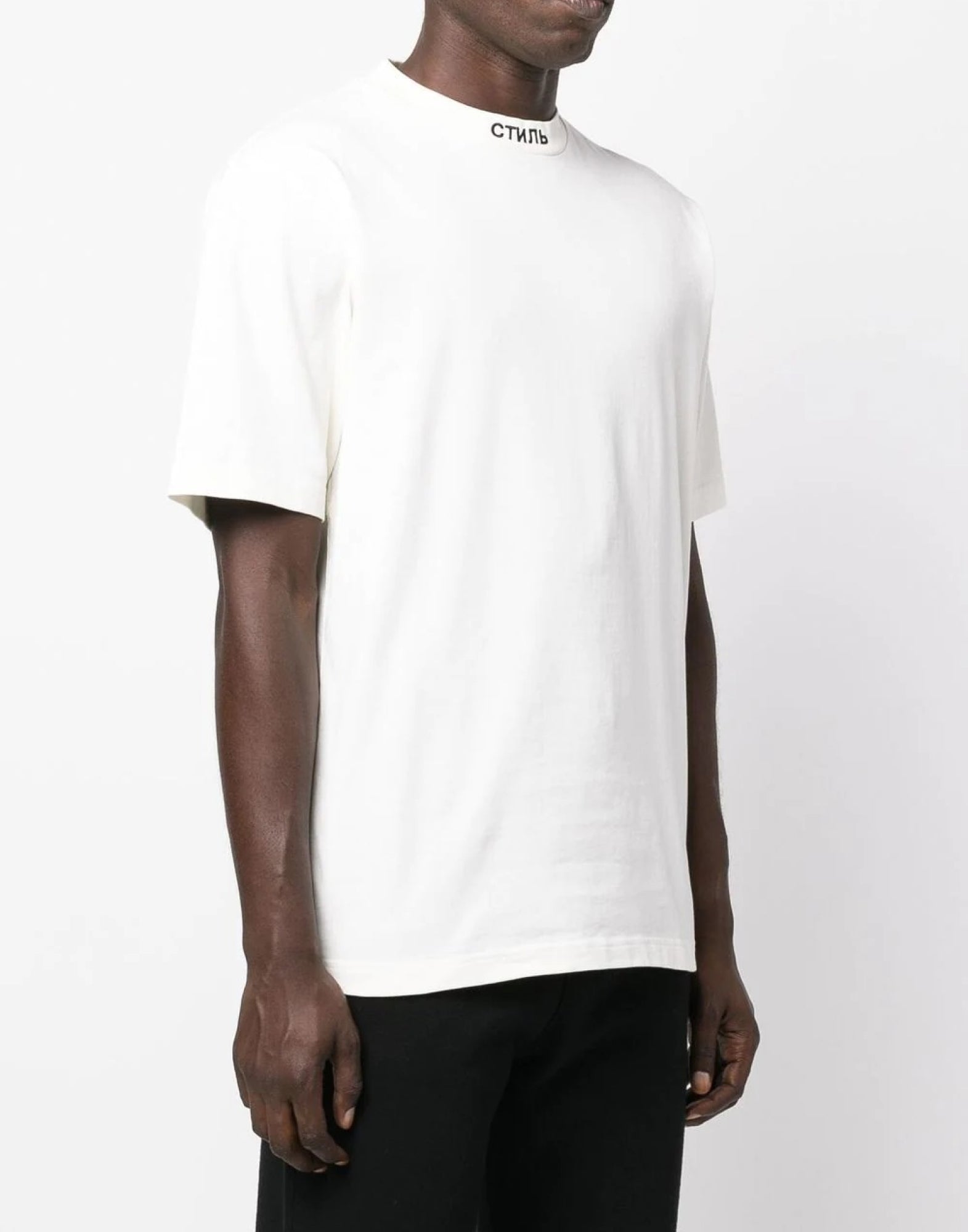 Logo-Embroidered T-Shirt — White