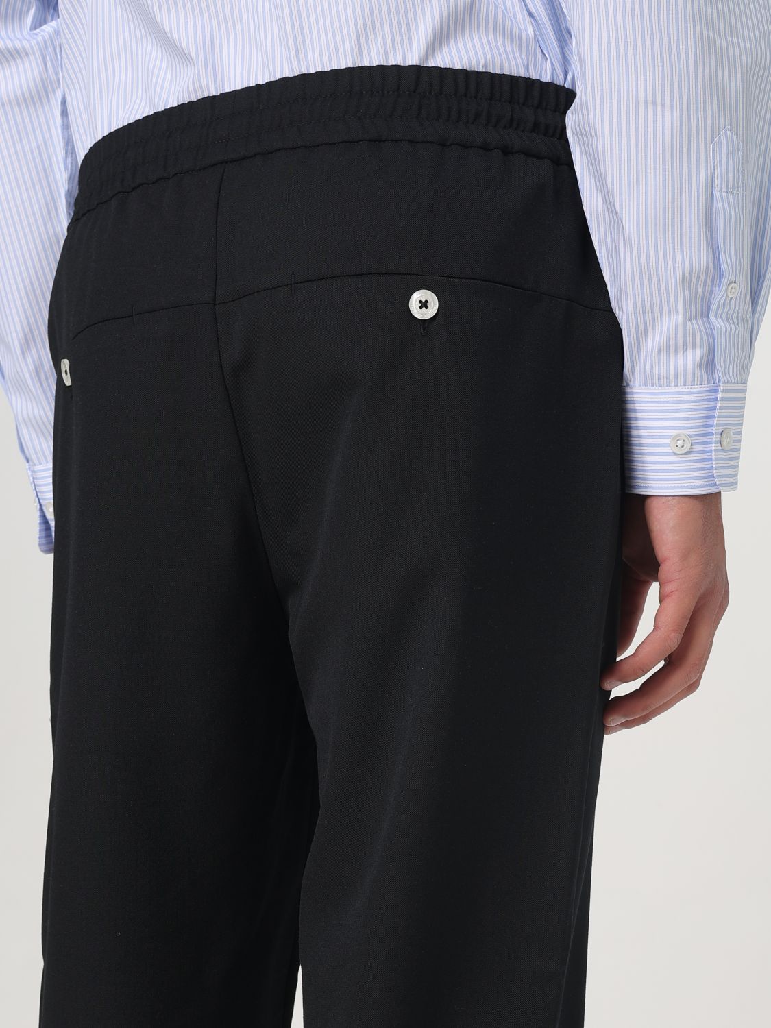 Pants DRÔLE DE MONSIEUR Men color Grey