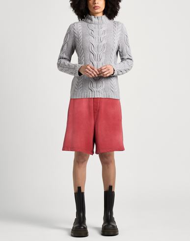 Woman Shorts & Bermuda Shorts Rust Size M Cotton