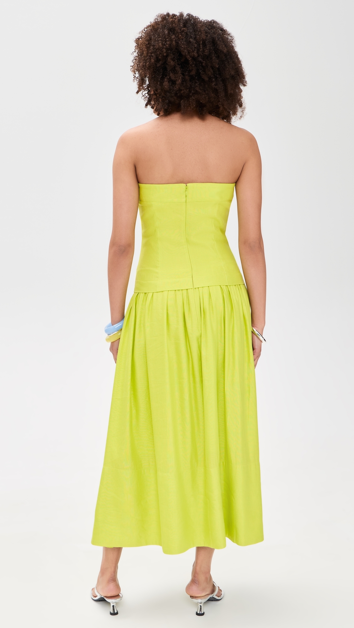 Maren Dress Chartreuse