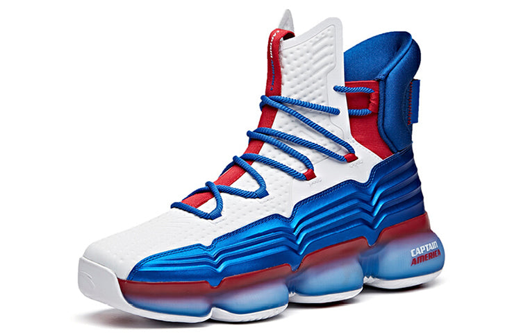High Top Basketball Shoes 'Blue Red White'