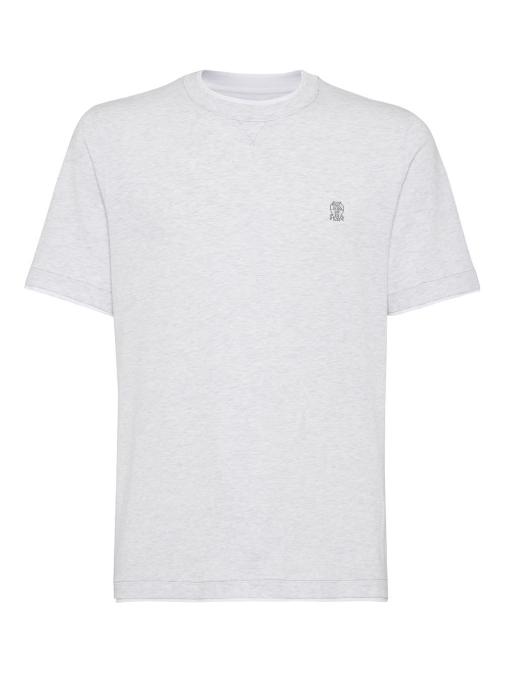 Logo-print T-shirt - Grey