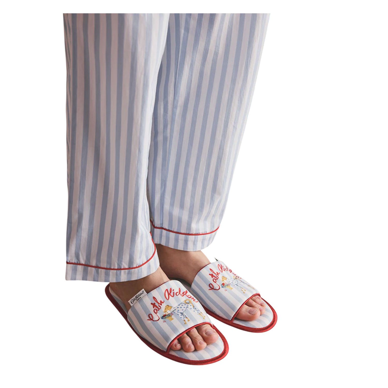 Cath Kidston Women's Open Toe Slippers Flat in Blue