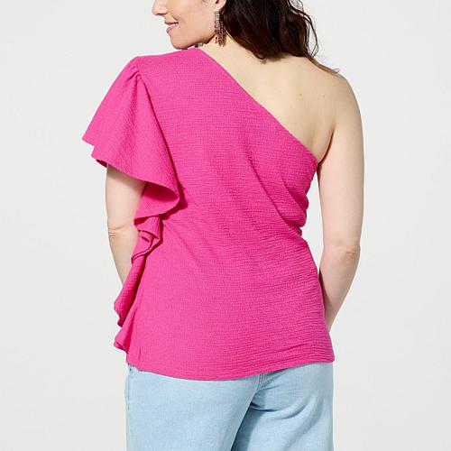 C Wonder by Christian Siriano One Shoulder Top