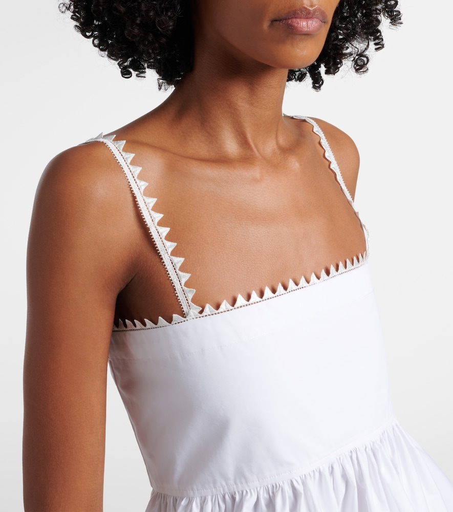Traversin cotton peplum top