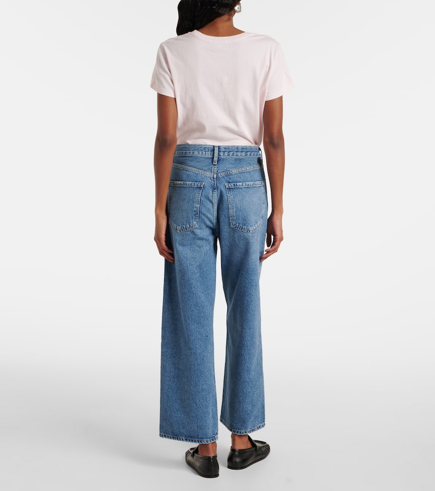 Ren high-rise wide-leg jeans