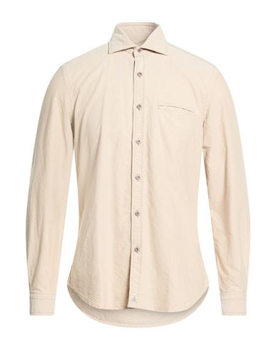 Man Shirt Sand Size M Cotton