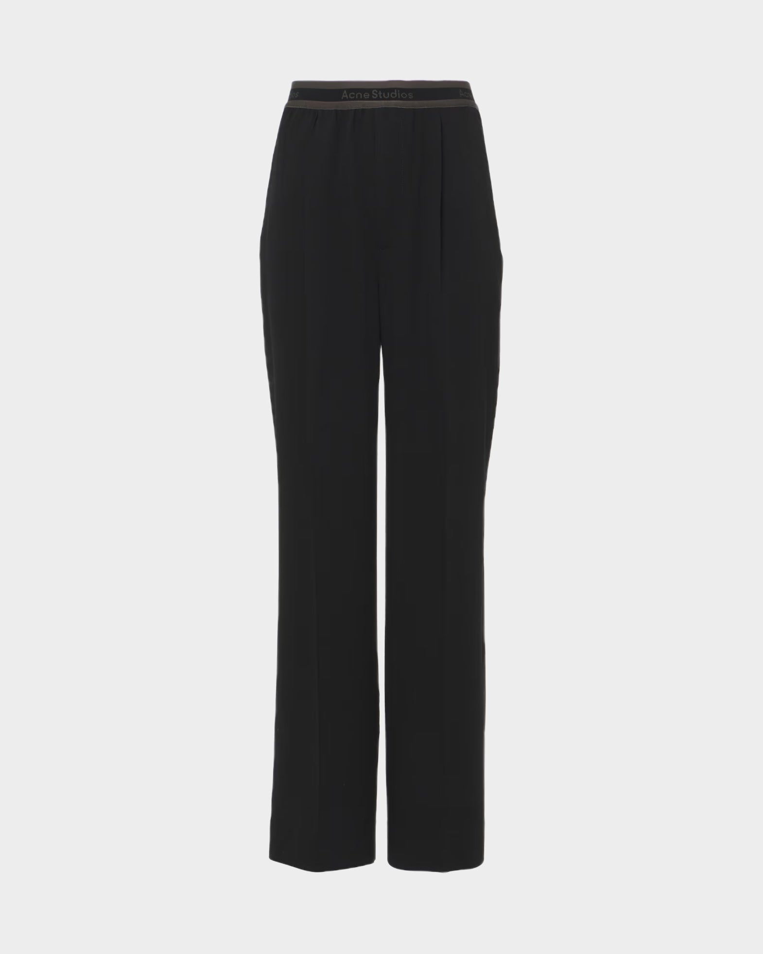 Acne Studios Trousers Logo Tape Black