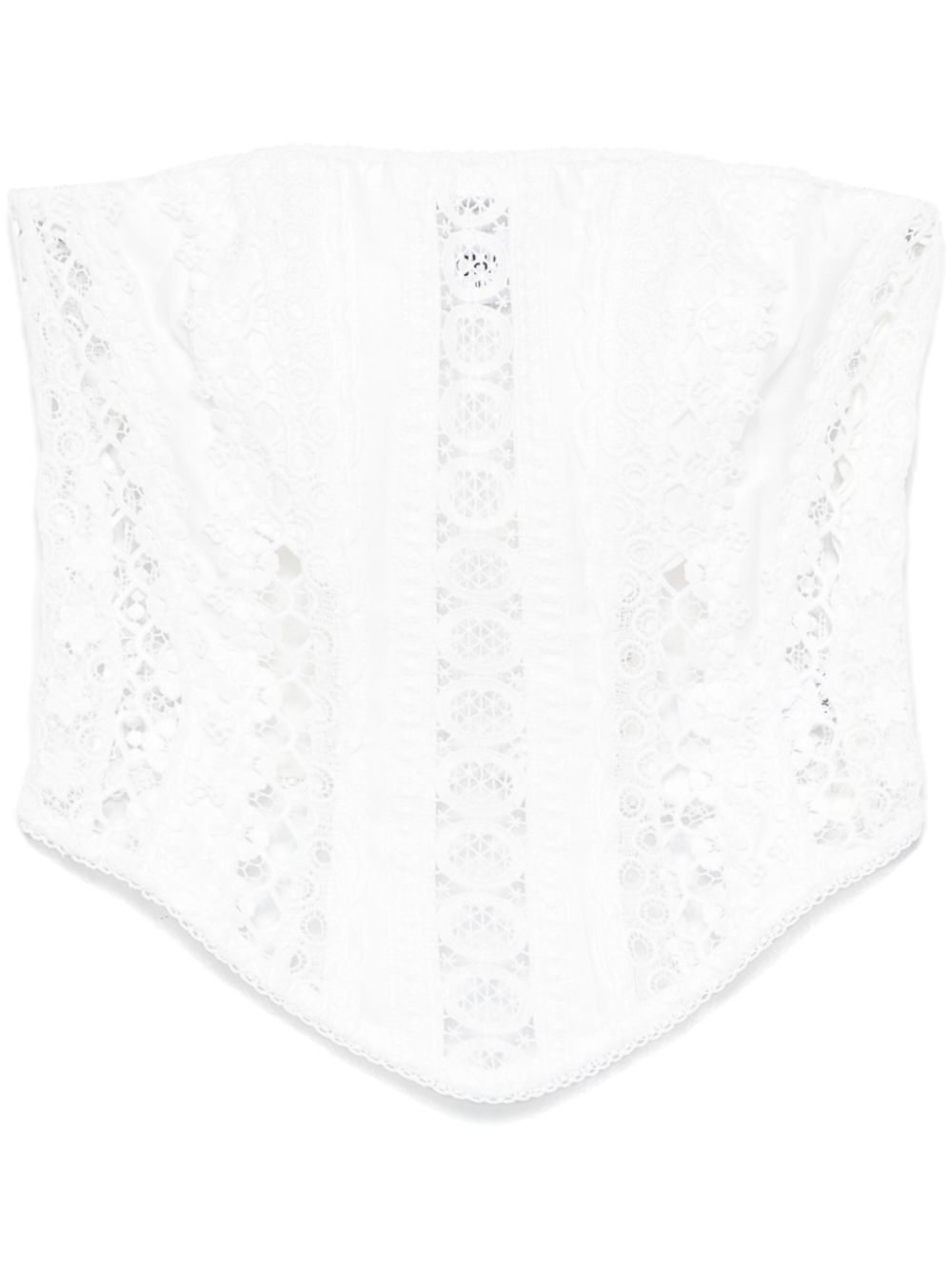Lathie bustier top - White