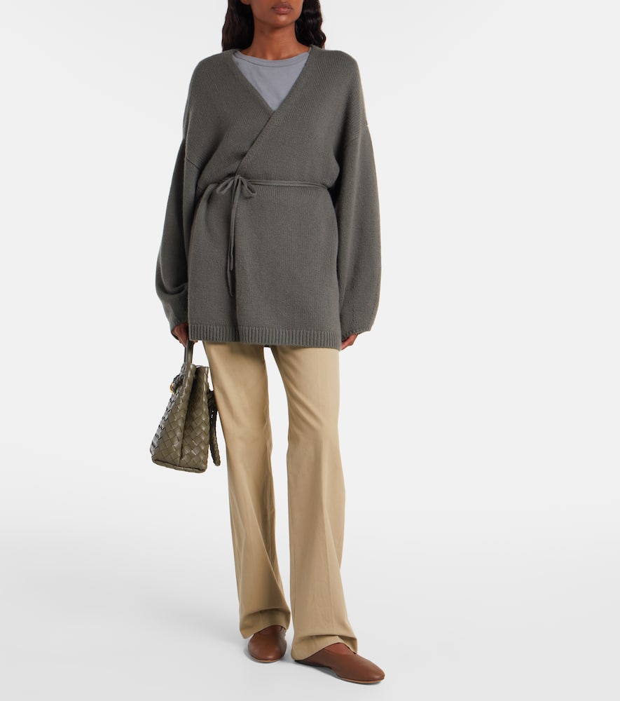 Laurina cashmere wrap cardigan
