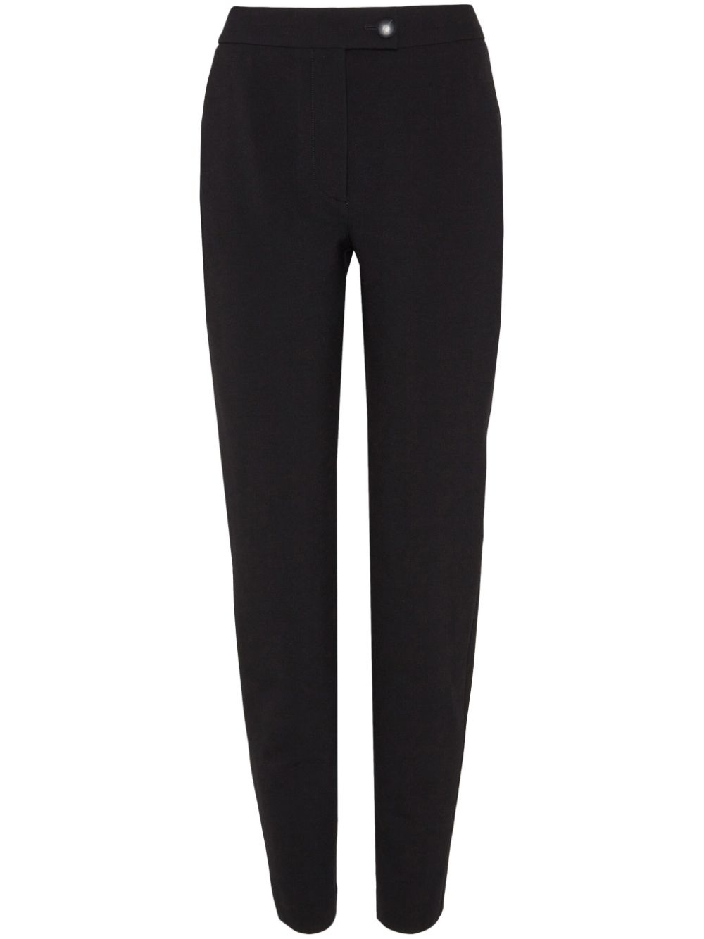 Slim-fit tailored trousers - Black