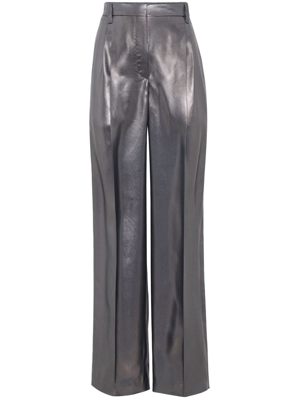 Tailored silk trousers - Grey