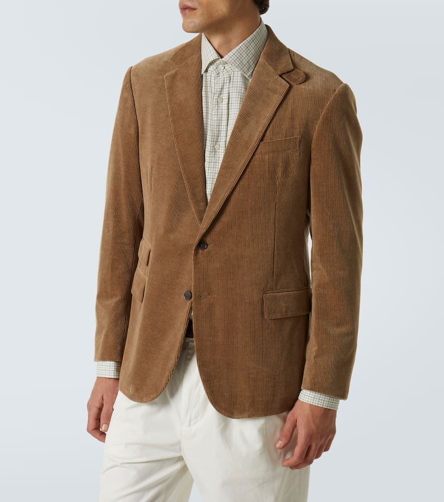 Kent cotton and cashmere corduroy blazer