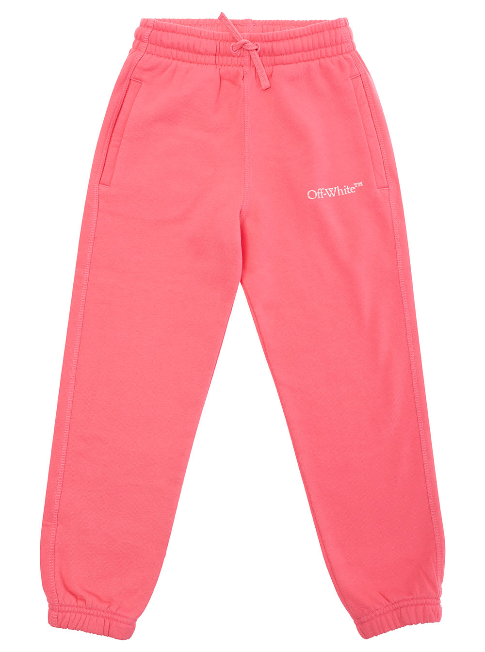 Bookish logo cotton track pants - Pink