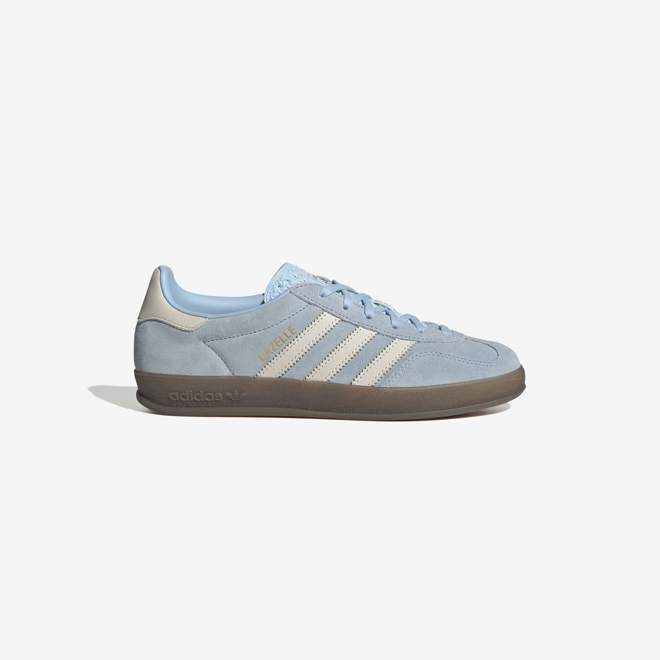 Adidas Women's Gazelle Indoor - clear sky/off white/GUM5 - female
