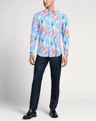 Man Shirt Sky blue Size 17 ½ Cotton