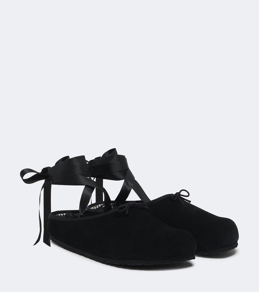 X Repetto Opera suede mules