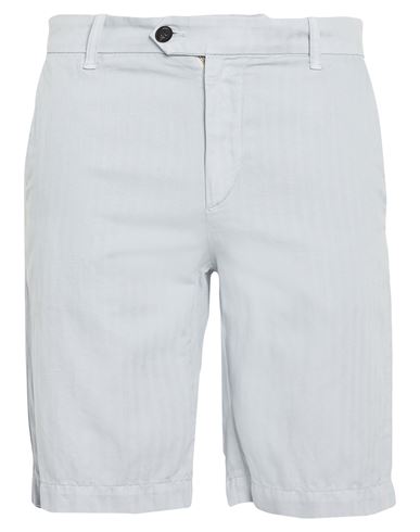 Man Shorts & Bermuda Shorts Grey Size 31 Cotton
