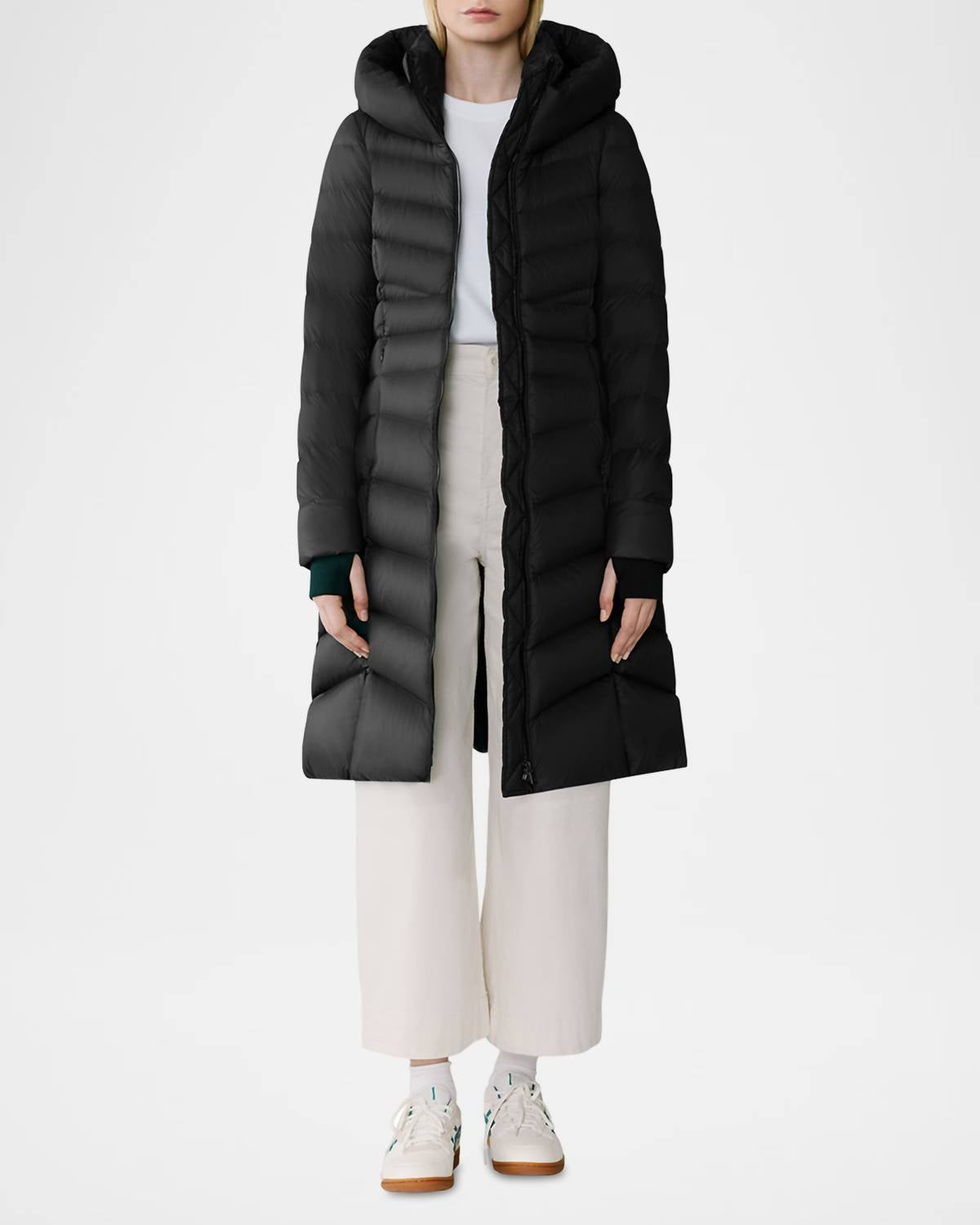 Lita-U Midi Coat In Black