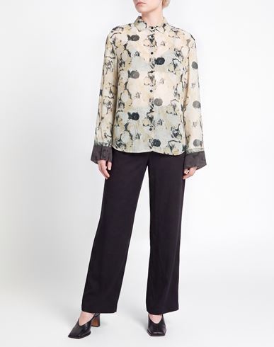 Aviù Woman Shirt Khaki Size 6 Polyester