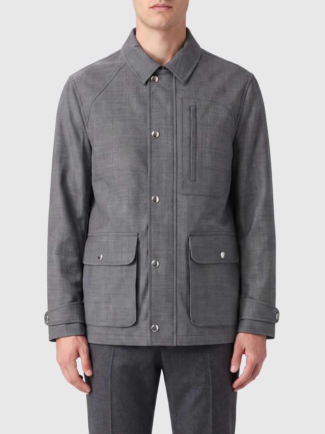 Jacket Men color Blue