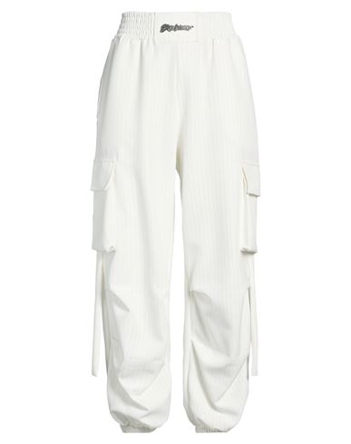Woman Pants White Size XS Polyester, Polyamide