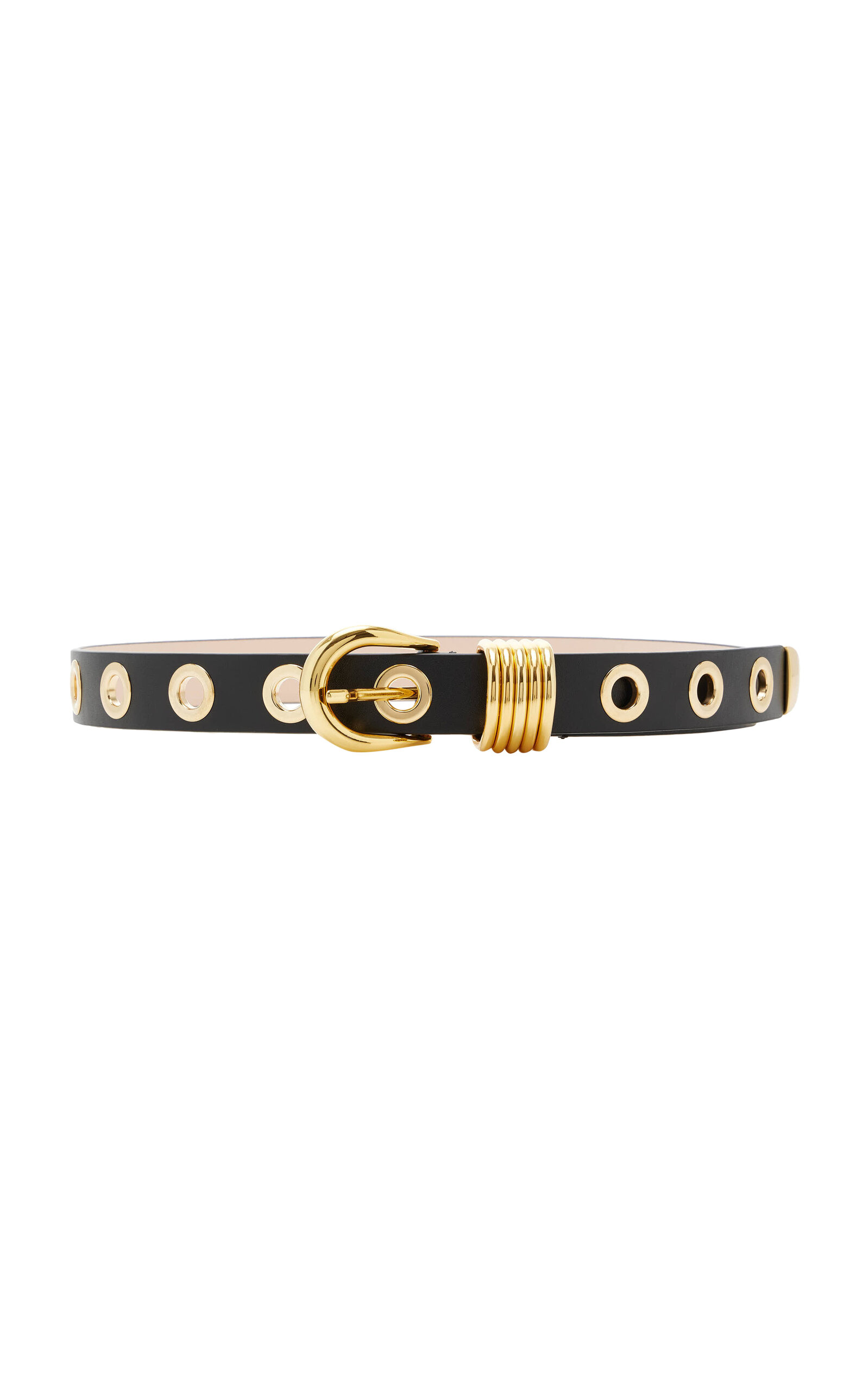 Hollyhock Rivet Leather Belt - Moda Operandi