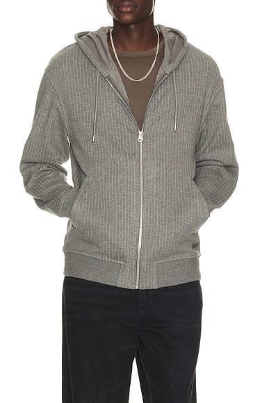 Mackage Ledger Hoodie in Light Grey Mix & Cream - Grey. S also in M, L, XL/1X, XXL/2X