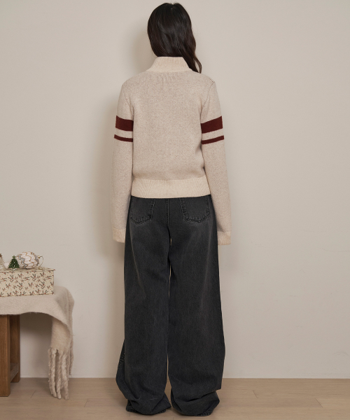 _Twinkle Denim Pants Black