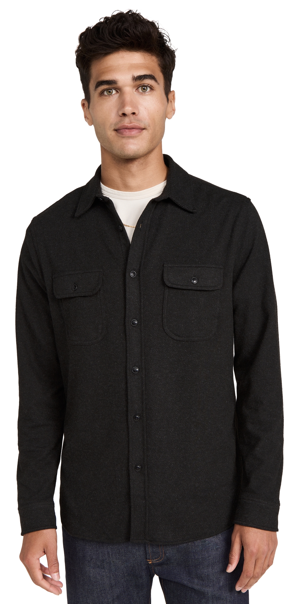Legend Sweater Shirt Heathered Black Twill