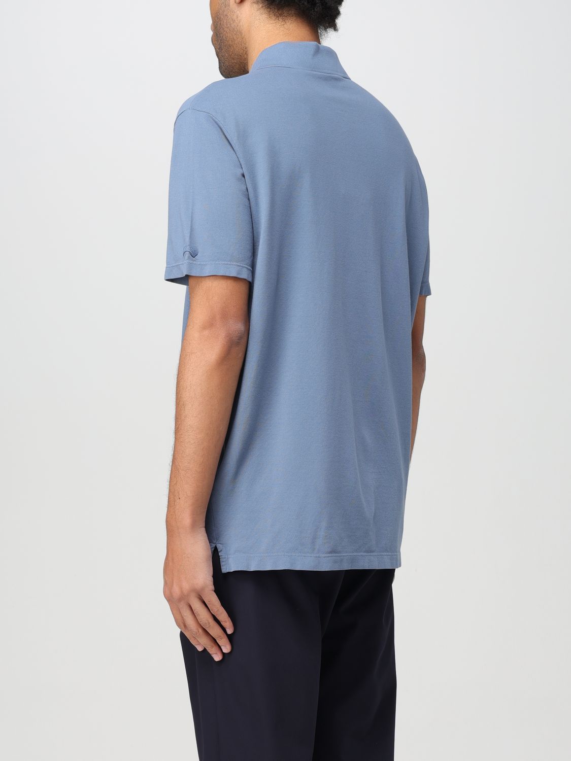 Polo Shirt Men color Blue
