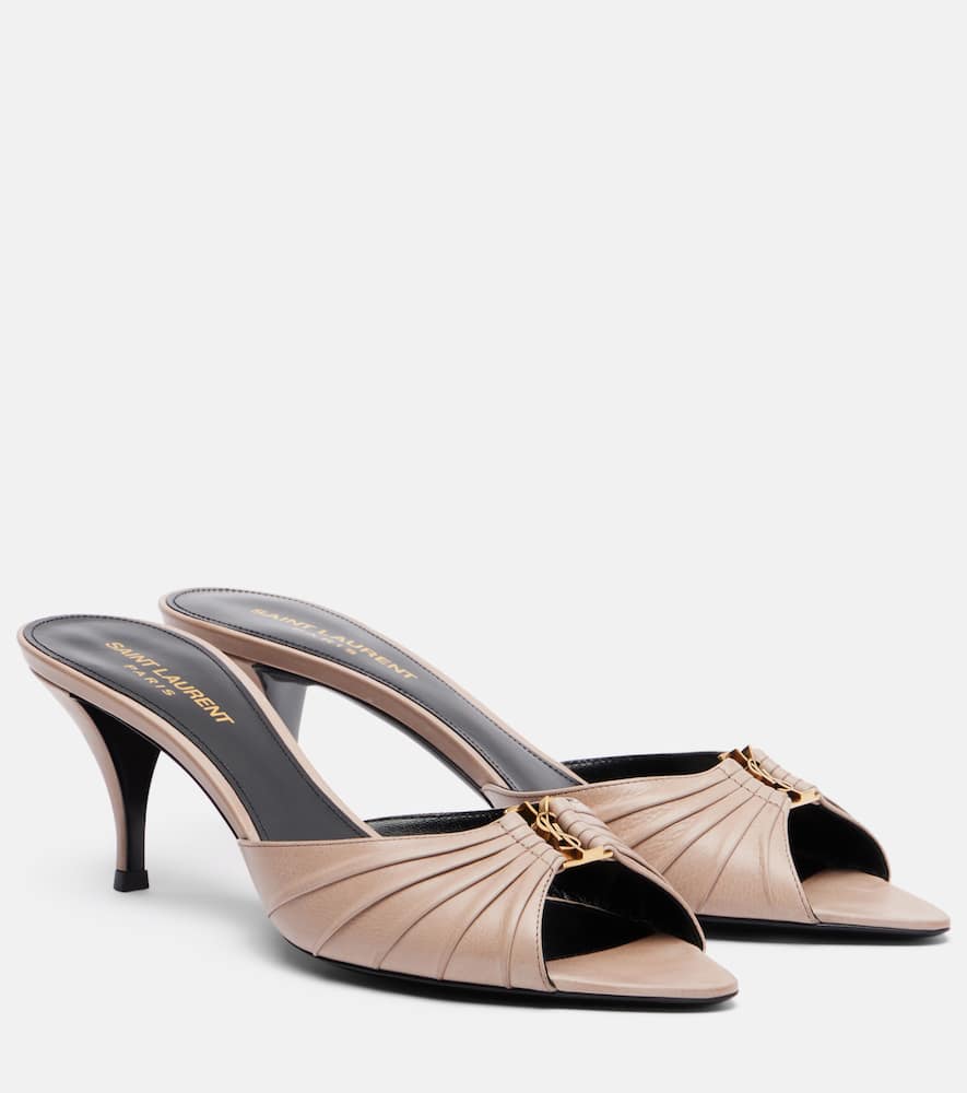 Babylone 60 leather mules