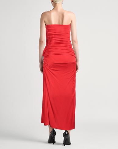 Woman Midi dress Red Size 8 Viscose