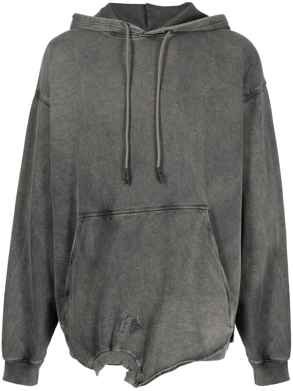 Logo-print hoodie - Grey