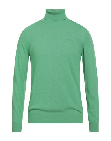 Man Turtleneck Light green Size L Viscose, Wool, Polyamide, Cashmere
