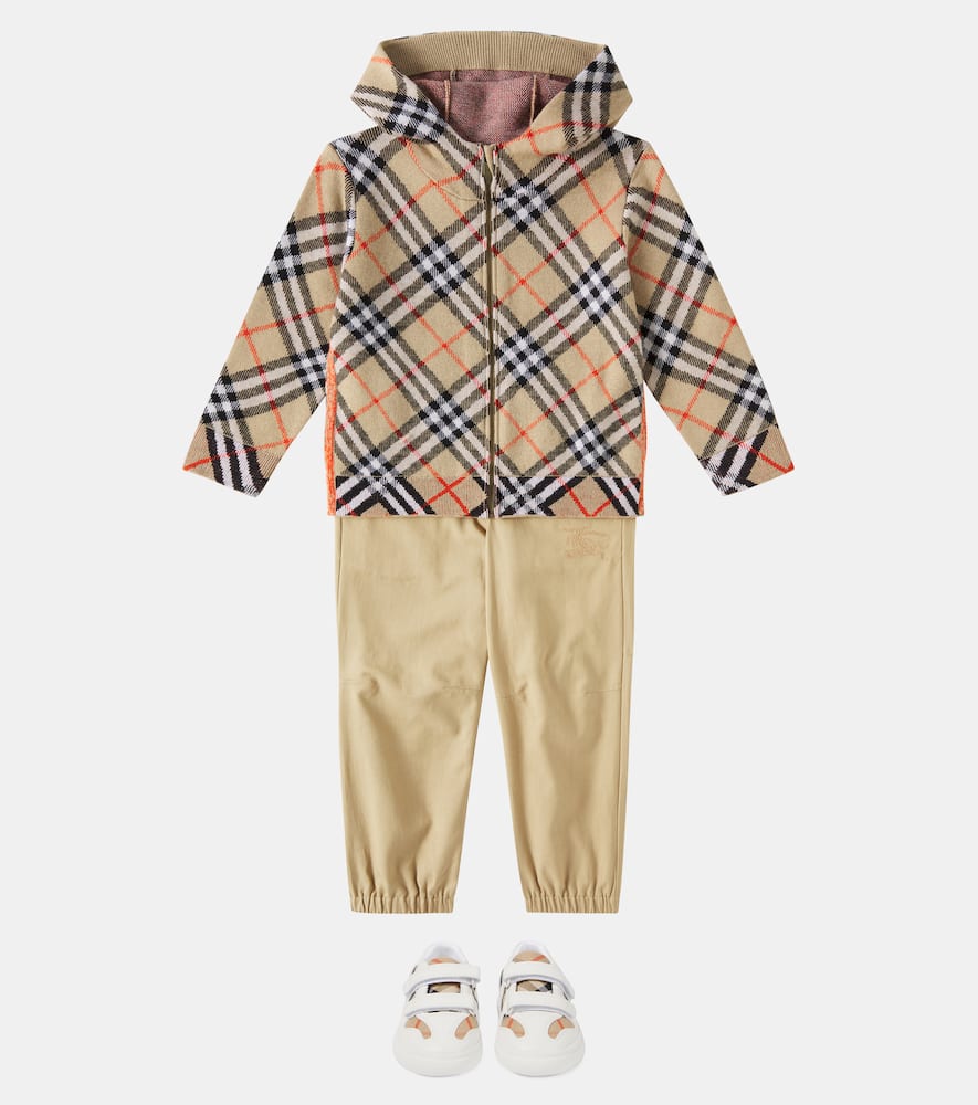 Burberry Check wool jacket