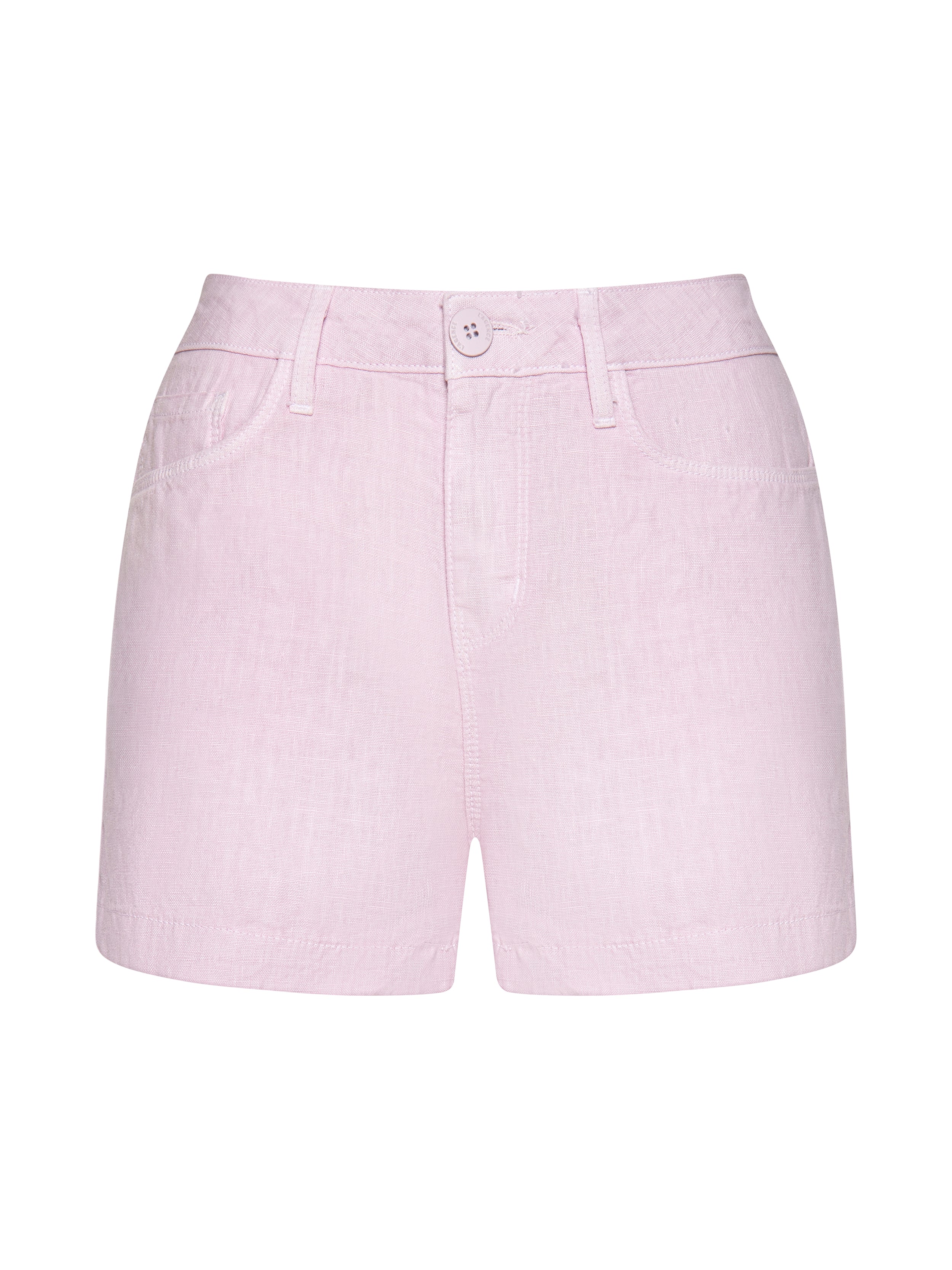 Gina Linen Short In Icy Lilac