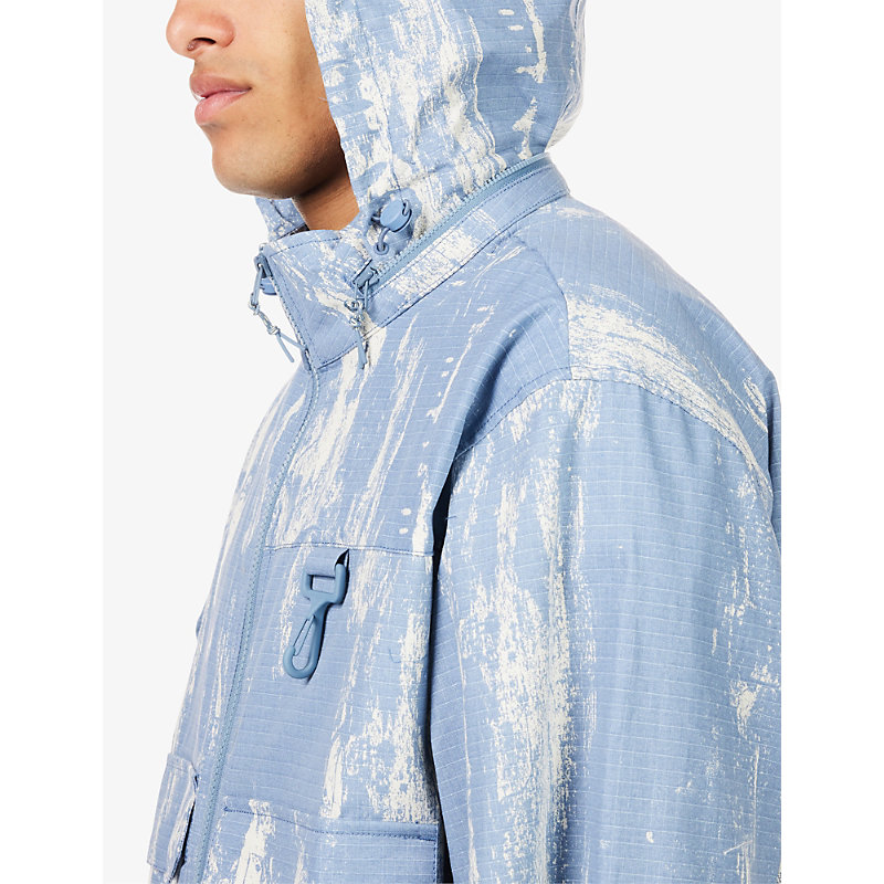 Mens Sierra Hooded Cotton-Ripstop Jacket