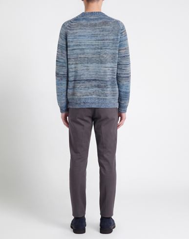 Man Sweater Blue Size L Virgin Wool