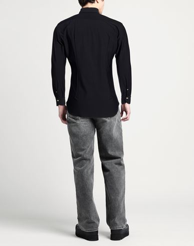 Man Shirt Black Size 14 ½ Polyamide, Elastane