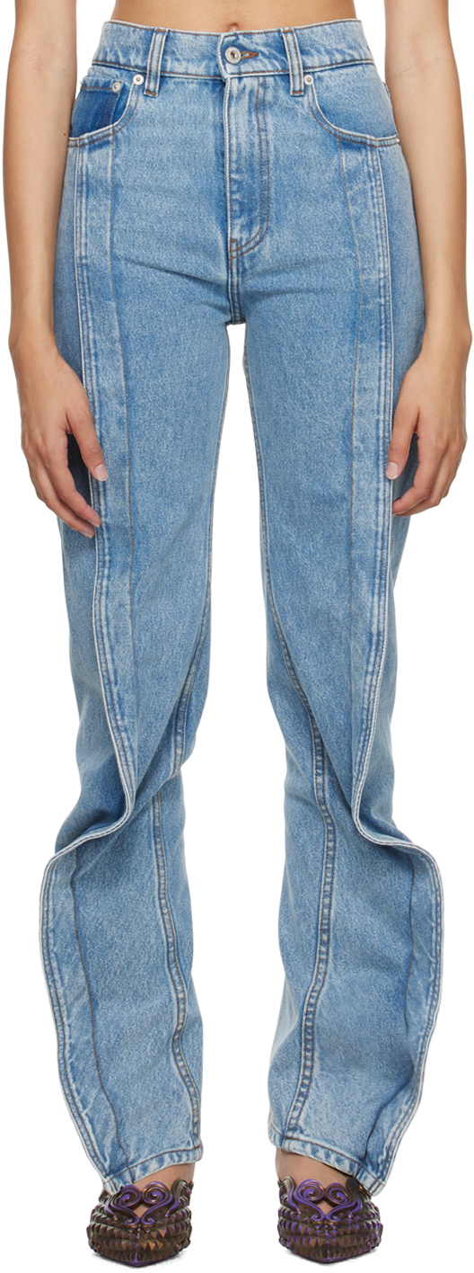 Y/Project Blue Banana Jeans