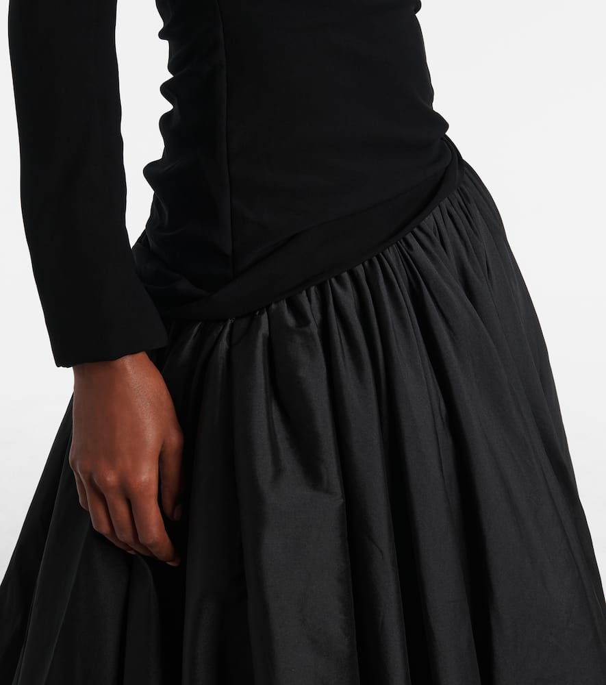 Draped gown