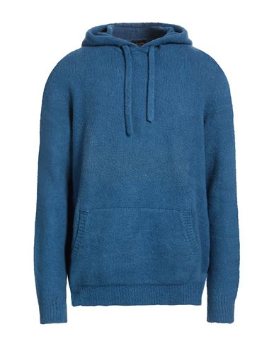 Man Sweater Slate blue Size 42 Cotton, Nylon, Viscose