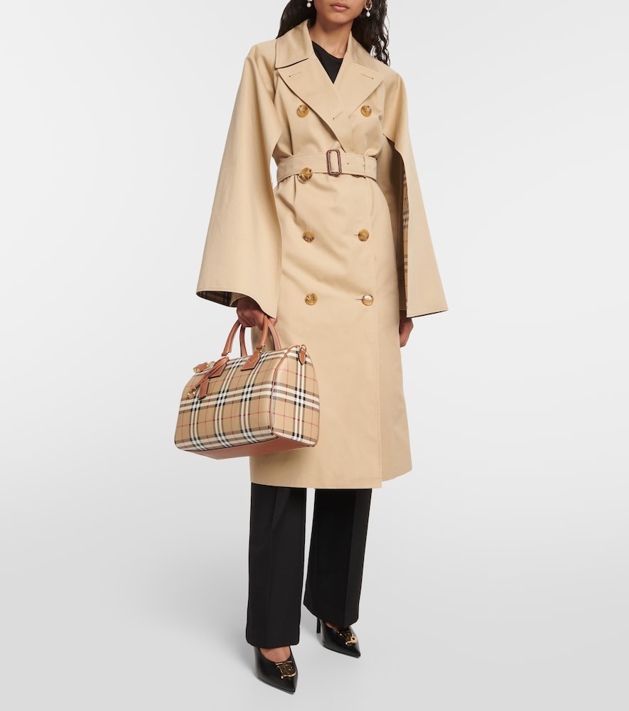 Burberry Burberry Check Medium canvas tote bag