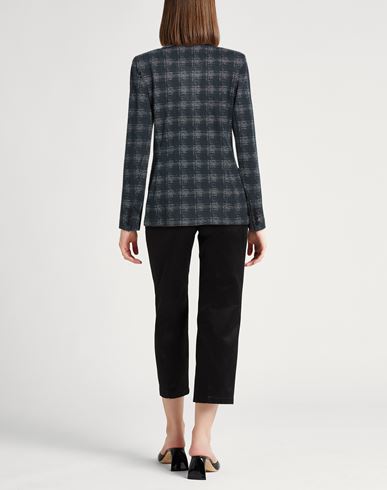 Woman Blazer Navy Size 4 Cotton, Polyester, Elastane