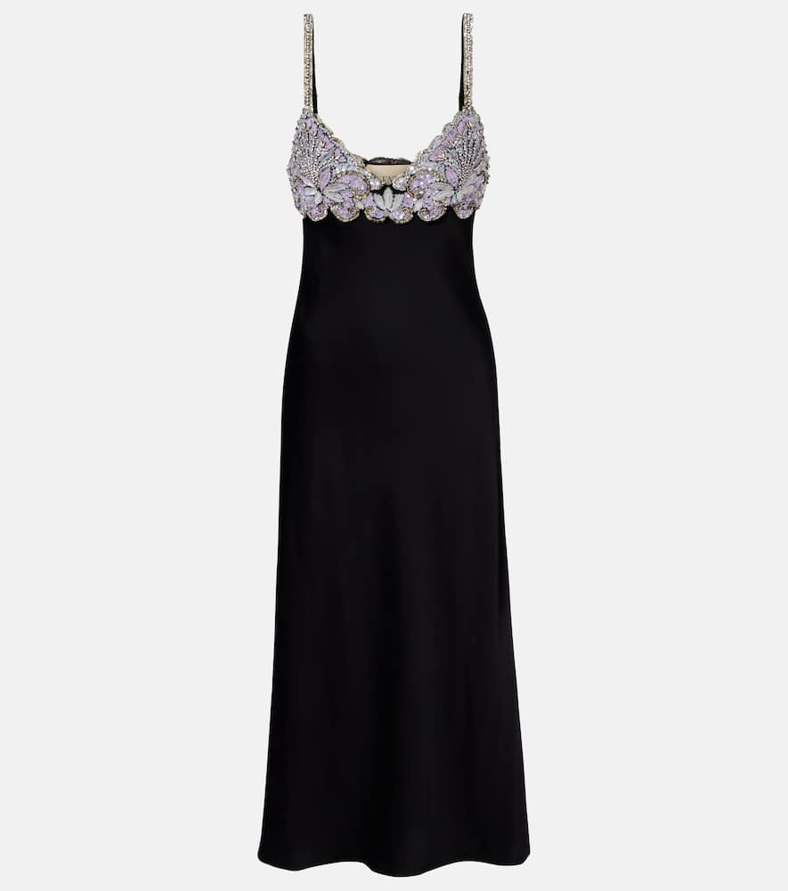 Embellished midi dress